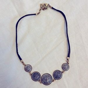 Lucky Brand Brown Reversible Adjustable Necklace